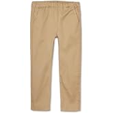 LittleSpring Boys School Uniform Pants Pull On Elastic Waist
