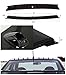 Spec D Tuning SPL-EVO04GB-ABS VORTEX GENERATOR ROOF SPOILER-GLOSS BLACK-(03-05) MITSUBISHI EVO