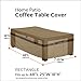 Classic Accessories Hickory Water-Resistant 48 Inch Rectangular Patio Table/Ottoman Cover