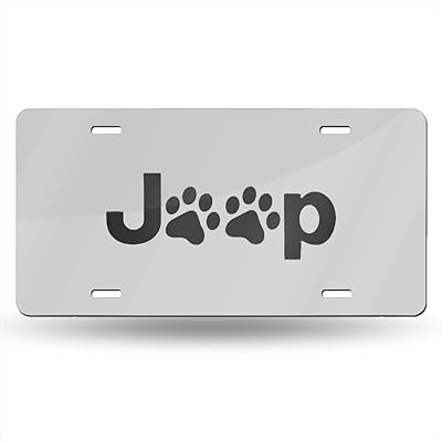 Decorative Jeep Dog Paw Print License Plate for Cars Zambia Ubuy