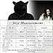 Trikahan Billie Eilish When We All Fall Asleep Where Do We Go cat Ear Hoodie for Fans Black M