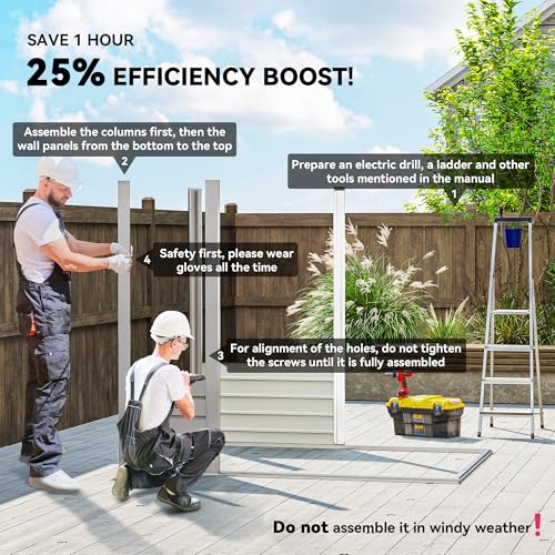 Outsunny 6' x 4' Outdoor Storage Shed, Easy to Assemble Galvanized Metal Garden Shed, Waterproof Tool Shed with Lockable Door and 2 Vents for Backyard, Lawn, Patio, Light Grey