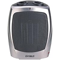 Optimus H-7004 Portable Ceramic Heater with Thermostat by Optimus