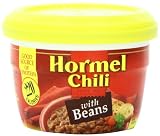 Hormel Microwaveable Cup Chili With Beans, 7.38 Oz (Pack Of 12)