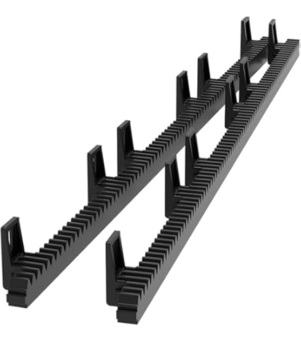 Bacacoo Gear Racks 6M Metal Toothed Rack Rail, 1m Rack and Pinion Sliding Door Operator Rack and Pinion Rail, for Rack-Driven Sliding Gate Opener : Tools & Home Improvement