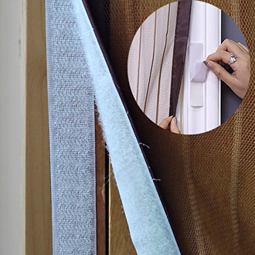 Hook & Loop, Tape Roll Self Adhesive Velcro Strips Sticky Back Fastener, 1In x 41Feet (1 in - White) - Thumbnail 3