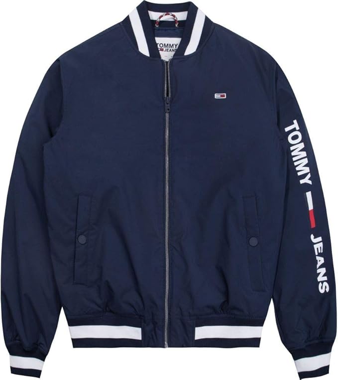 Amazon Co Jp トミー ヒルフィガー Tommy Hilfiger メンズ アウター ブルゾン Tommy Jeans Ribbed Bomber Jacket 並行輸入品 服 ファッション小物