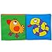 LALABABY Animal Party Cloth Book Early Education Toy for 0-18 Months