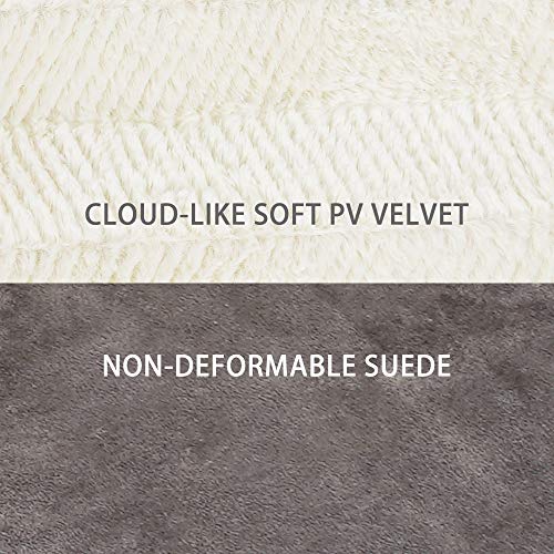 Laifug Orthopedic Memory Foam Dog Bed,Sofa-Style,Larger Size,Waterproof Liner,Washable Removable Luxury Plush Cover