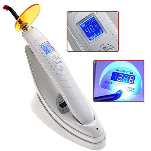 East Brand 1800mw/cm2 Blue Light White LED Light Cure Lamp Radio Meter 5W
