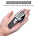 Camping Utensil HIKENTURE 4-In-1 Stainless Steel Fork Knife Spoon Bottle Opener Set with Storage Case (Black)