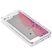 Yoption Transparent Plastic 3D Glitter Quicksand and Star Liquid Case for Apple iPhone 5 5S SE