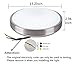 AFSEMOS LED Flush Mount Ceiling Light,13.2'', 18W(100W Incandescent Equivalent), Surface Mounted Downlight,Round LED Ceiling Lights for Bedroom,Living Room,Kitchen，1450lm,Natural Light(4500K)