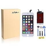 Flylinktech Fully Tested Replacement Screen 4.7'' LCD Touch Digitizer Glass Screen Assembly for Iphone 6 A1549 A1586 A1589 (AT&T/T-Mobile/Sprint/Verizon) GSM CDMA (White)