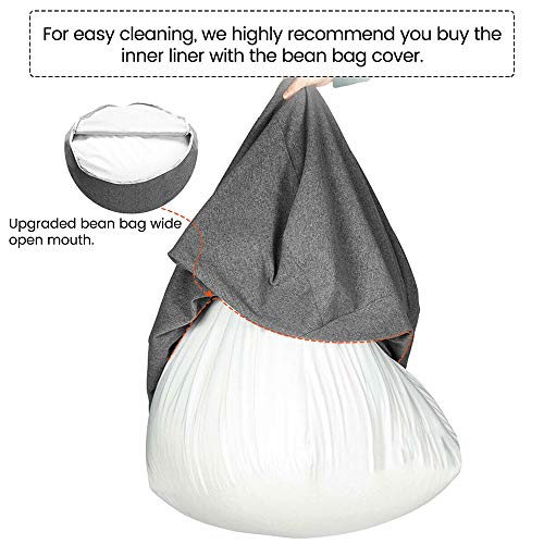 Scorpiuse Bean Bag Inner Liner, Easy Cleaning Bean Bag Insert