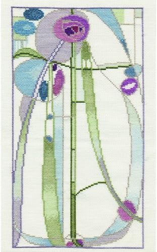 Derwentwater Designs Mackintosh Cross Stitch Kit - Rose Boudoir, Multi Colour, One
