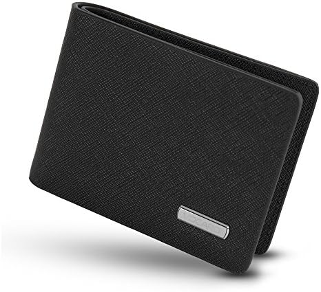 Minimalist Bifold Mens RFID Blocking Genuine Saffiano Leather Wallet | VOCARO