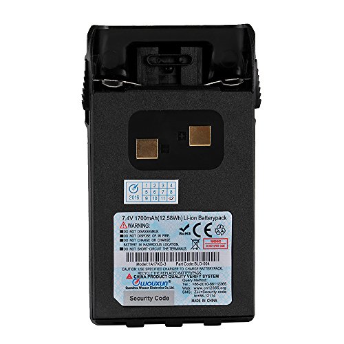 Wouxun KG-UV6D Original 1700 mah Battery KG-UVD1P KG-UV2D