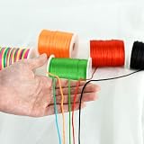 TONIFUL 2mm Black Nylon Cord 110 Yards Satin String Jewelry Craft view 6
