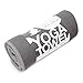 YogaRat Yoga Towel: 100% Grippy Microfiber, Thin, Lightweight, Absorbent, Multiple Yoga Mat Sizes and Smaller Hand Size Towel Available