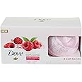 Dove Milk Swirls Vanilla Raspberry Creamsicle Bath Bombs 2.8 oz (Twin Pack)