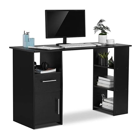 Lv Life Computer Desk Wooden Home Office Pc Laptop Table
