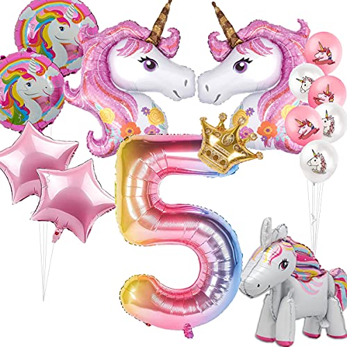 UNICORN-THEMED BALLOON SET