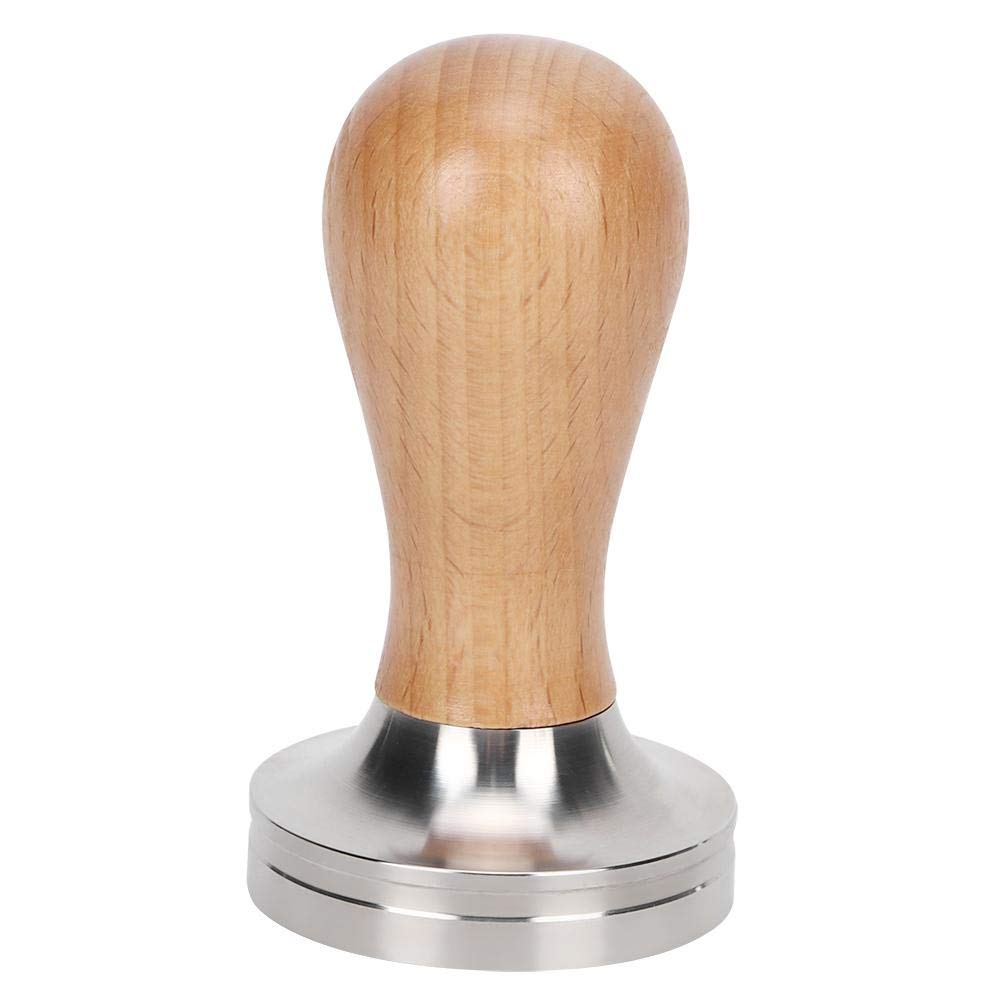 Atyhao Coffee Tamper, Home Office Stainless Steel Coffee Tamper Coffee Powder Tamping Tool with Handle(51mm)