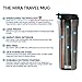 MIRA 12 oz Coffee Travel Mug - Stainless Steel Insulated Tumbler with Leak-Proof Lid - Hot & Cold Cup - White