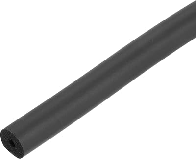 Sourcing Map Foam Tubing 3mm ID 11.5mm OD 1m Black for Handle Grip NBR