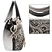 Outgeek Classic Fashion Tote Handbag Leather Shoulder Bag Perfect Large Tote Ls1195 (Grey) (Grey)