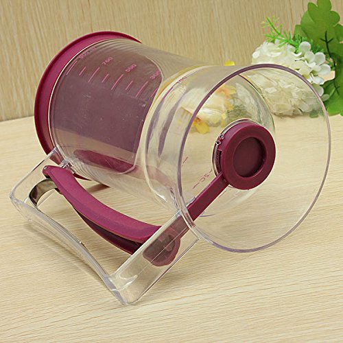 Cup Cake Batter Dispenser, SENREAL Pan Cake Cookie Cake Muffins Batter Dispenser Kitchen Easy Pour Kitchen Tool