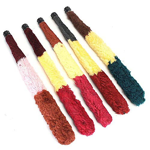 ZeHui Soft Saxophone Cleaning Brush Cleaner Pad Saver for Alto Sax Woodwind Instruments Parts Accessories Color Random