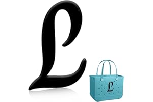 ZEOXUER Letter Charms for Bogg Bag, Decorative Bogg Bag Letter Charms, Alphabet Lettering Accessories, Bogg Bag Charms Insert Alphabet Lettering, Alphabet 3D Letters for Personalizing Handbag DIY