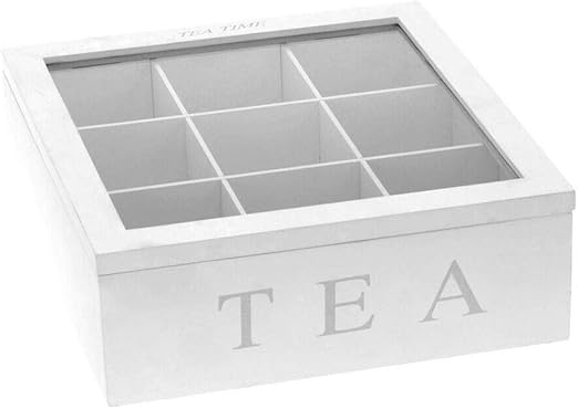 Caja De Té Hecha De Madera, Caja De Té De Estilo Retro De Moda De 23