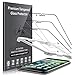 LK 3 Pack Screen Protector for iPhone 7 Tempered Glass [Case Friendly] DoubleDefence Technology [Alignment Frame Easy Installation] with Lifetime Replacement Warranty primary