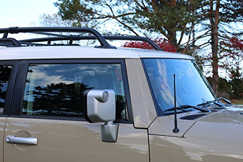 AntennaMastsRus - 1992-2015 Ford E-150 Econoline - 13" All-Terrain SHORT Custom Flexible Rubber AM/FM Antenna