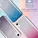 MILPROX Case Compatible for iPhone XR Case Glitter Luxury Shiny Sparkly Slim Bling Crystal Clear, 3 Layer Hybrid, Protective Soft Case Compatible for iPhone XR(2018)