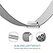 GOSETH Compatible Samsung Galaxy Watch Active (40mm) Bands, Magnetic Milanese Loop Stainless Steel Band Replacement Accessories for Samsung Galaxy Watch Active (Silver)