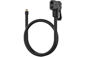 AZUNO Presta Valve Adaptor for Schrader and Presta Valve, 20" Locking Air Chuck for Portable Tire Inflators – Compatible with Presta Valves, Cars, Motorcycles, and Bikes