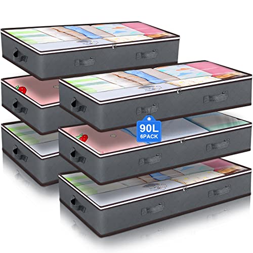 90L Under Bed Storage Containers, Toy Organizers and Wrapping Paper