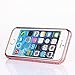 iPhone SE Case, iPhone 5S Case, Casesup Glitter Crystal Heart Floral Series - Slim Luxury Bling Rhinestone Clear TPU Case With Ring Stand For iPhone SE/5S/5, Rose Gold