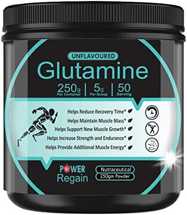Power Regain-Glutamine Powder 250gm-Unflavoured -50 servings