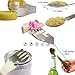 S Grade 304 Stainless Steel Personal Camping Mess Kits, Tableware Dishes Set, Camping Dining Tool Includes 500ml+700ml Bowls and 5-in-1 Spork Utensil Set Cutlery with Mesh Bag