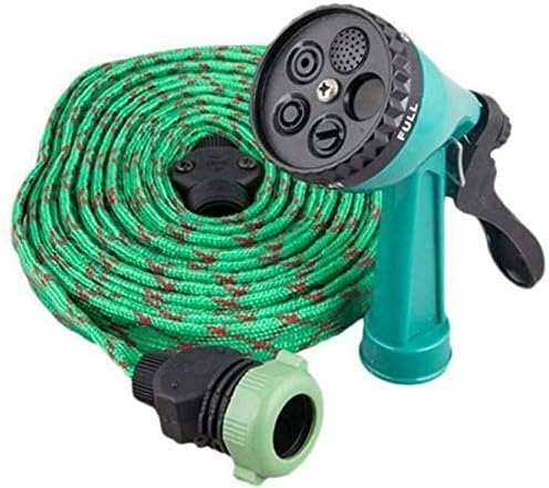 Jeni Enterprise Fashion Plastic Water Spray Jet Gun Hose Pipe for Garden/Car/Bike/Pet Wash (10 m, Multicolour)