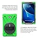 BRAECN for Galaxy Tab A 10.1 Case 2016, Heavy Duty Shockproof Kids Friendly Case with Rotating Hand Strap, Kickstand, Carrying Shoulder Strap for Samsung Galaxy Tab A 10.1 2016 Model -Green