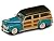 1948 Ford Woody Green 1/43 Diecast Car Model By Road Signature 94251