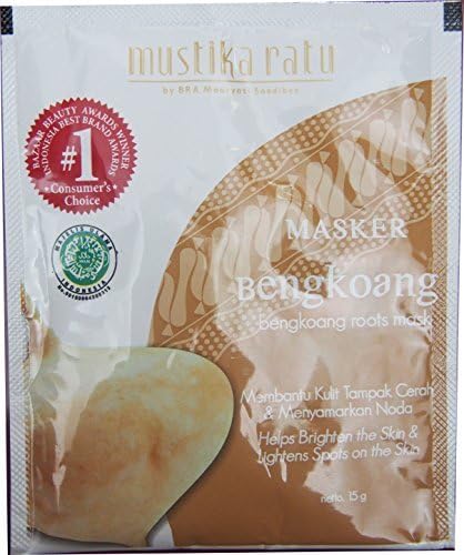 Bengkoang Roots Mask / Masker Bengkoang - Helps Brighten the Skin &amp; Lightens Spots on the Skin - Pack of 10 by Masker Bengkoang