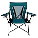 Kijaro XXL Dual Lock Portable Camping and Sports Chair, Diamond Ripstop Polyester, Cayman Blue Iguana