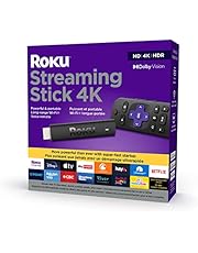 Roku Streaming Stick 4K 2022 | Streaming Device 4K/HDR/ Dolby Vision with Roku Voice Remote and TV Controls